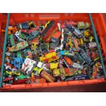 A Quantity of Diecast Model Vehicles, by Corgi, Matchbox, and other, all playworn.