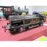 A 1920's Hornby "O" Gauge No 2 Tank, 0-4-0 clockwork, finished in LMS black, R/No 2052, overall