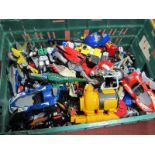 A Quantity of Predominantly Power Ranges Bases Plastic Toys, including vehicles, accessories,