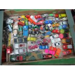 A Quantity of Diecast Vehicles, by Corgi, ERTL, Matchbox and others, all playworn, tv themes noted.