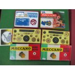 Three 1960's Meccano Outfits, Two Gears Outfit B, both boxed and appear complete (one missing