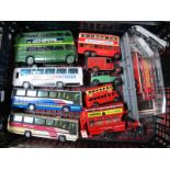 An Original Omnibus Trolley Bus, boxed, two playworn original Dinky toys and a small selection of