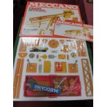 A 1978 Meccano Crane Construction Motorised Set, still sealed, boxed.