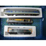 Three 'OO' Gauge Diesel Outline Locomotives, a Class 33 by Lima, a 'Supersprinter' by Lima and a