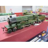 A 1930's Hornby "O" Gauge No 3 20v Electric Locomotive and Tender, 'Caerphilly Castle, finished in