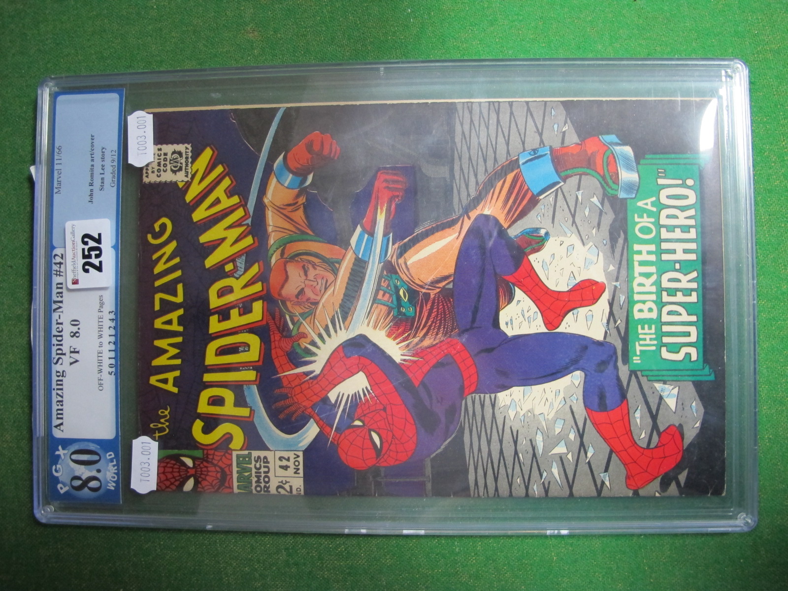 A Marvel Comics - 'The Amazing Spiderman' No. 42 November 1966, John Romita art/cover abd Stan Lee