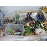 A Quantity of Modern Plastic Figures By Britains and Other, including Military, Space Creatures,