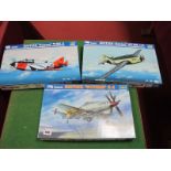 Three 1:72nd Scale Plastic Model Military Aircraft Kits, including #01619 British "Wyvern" S.4, #
