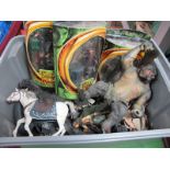 A Quantity of Modern The Lord of The Rings Plastic Model Figures and Creatures, to include Frodo,