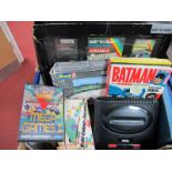 As Assorted Collection of Toys, Books, to include Sega Mega Drive II Gaming console (untested), Sega