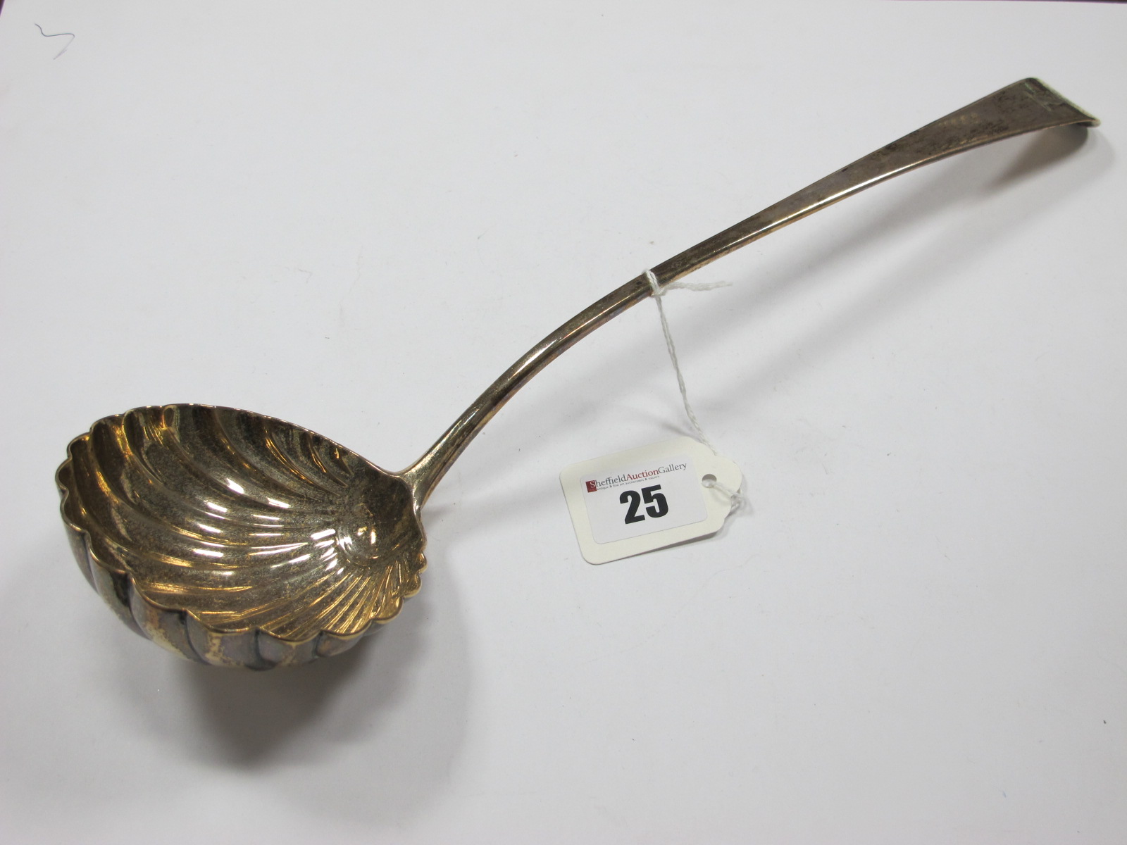 A Hallmarked Silver Old English Pattern Ladle, George Smith & William Fearn, London 1791, with shell