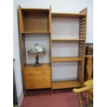 Ladderax Book Shelves, with adjustable shelves.