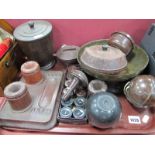 Prettywell Inkstand No 1222, Seaforth urn, darning mushroom, other bakelite:- One Tray