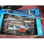 Pliers, hammer, mallet, screwdrivers, etc:- One Box