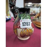 A Moorcroft Pottery Vase, painted in the 'Anna Lily' design by Nicola Slaney, shape 7/3, impressed