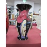 A Moorcroft Pottery Vase, painted in the 'Bellahouston' design by Emma Bossons, shape 226/9,