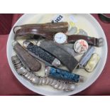 Newton, Richards and Other Pen Knives, (7), coins bracelet, watch.