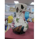 A Moorcroft Pottery Vase, painted in the trial 'Bramble Revisited' design by Alicia Amison, shape