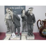 Algora (Spain) Limited Edition Porcelain 'Personajes Del Cine' Figures; Groucho Marx No. 45, Chico