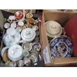 Noritake 'Margot' Tea Service, including tea pot 'Queen Anne' and gilt coffee services, Langley,