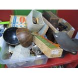 Bible, washstand, scales and weights, games, etc.