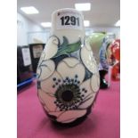 A Moorcroft Pottery Vase, painted in the 'Snow Song' design by Vicky Lovatt, shape 117/5,