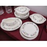 J & G Meakin 'Classic White' Dinner Service, dinner plates, tureens etc (twenty-two pieces).