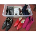 Seven Pairs of Ladies Shoes and Ankle Boots, including Maripe, Pavers, Gomez Rivas, Baldinini,