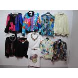 Pause Cafe; A Selection of Ladies Clothing, including two multi-coloured printed cotton evening