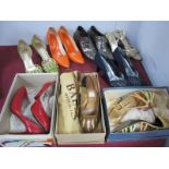 Eight Pairs of Assorted Ladies Court Shoes and Sandals, including Karen Millen, GM, Reflections,