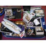 A Large Mixed Lot of Assorted Costume Jewellery, including beads, imitation pearls, bangles, Sarah