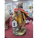 Royal Doulton Figure 'Alfred the Great', HN3821, 24cm high.