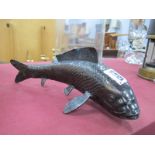 Chinese Bronze Fish, 26.5cm long.