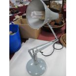 Herbert Terry of Redditch Angle Poise Lamp, in grey.