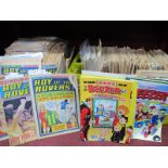 Comics - Roy of The Rovers, Beano, Whoopee, Nutty, Sparky and many others:- Two Boxes
