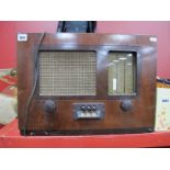 Marconi Radio Circa 1930's, Model No 888, octagonal Bakelite tuner and tone knobs.