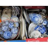 A Quantity of Ceramics, damaged noted:- Two Boxes.