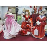 Royal Doulton Figurines 'Lauren', HN3975, 'Pauline', HN3643 and 'The Skater', HN3439. (3)