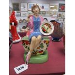 A Peggy Davies 'The Artisan'' Figurine, limited edition 495/500, 23cm high.