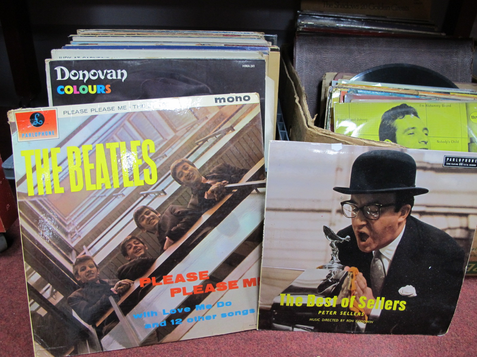 LP Records, including:- Beatles, Alan Bown, Donovan, Rugby Songs, Cliff Richard, Orchestral, etc:-