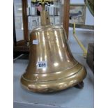 A XIX Century Brass Ships Bell (un-named).