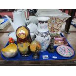 Russian Dolls, Eschenbach coffee ware, Oriental ceramics, planter:- One Tray