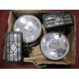 Lucas 20-20 Spotlights (2), with covers; two Italian halogen lamps