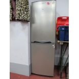 A Logik Grey Fridge Freezer