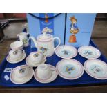 Wedgwood Peter Rabbit Nursery Teaware, of fifteen pieces.