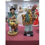 Royal Doulton Figurines 'The Carpet Seller' HN1464 and 'The Mask Seller', (chipped) HN2103. (2)