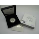 The Royal Mint 2016 United Kingdom £5 Silver Proof Piedfort Coin, 'The 90th Birthday of Her