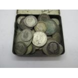 A Collection of Great Britain Pre-Decimal Silver Coins, to include George III shilling 1819,