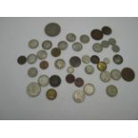 A Collection of Mainly G.B. Pre-Decimal Coins, to include Queen Victoria one shilling 1859, 1898,