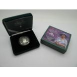 The Royal Mint Queen Elizabeth the Queen Mother Silver Piedfort Centenary Crown 2000, accompanied by